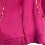 Puma  Dark Pink Full Zip Long Sleeve Casual Athletic Track Jacket Women Sz S Photo 5