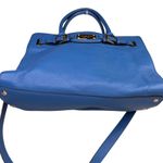 Michael Kors  Hamilton Leather Tote Purse Bag Heritage Blue Goldtone NWOT Photo 4