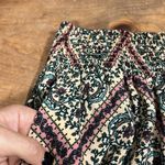 Wonderly  plus size Spanish Villa border print floral pants slit on side of legs Photo 7