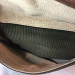 Ralph Lauren  Olive Green Corduroy and Brown Leather Rare Shoulder Bag MINT Photo 10
