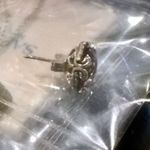 Amethyst SAMUEL B Faceted Round Cut Sterling Silver 925 Stud Earrings Photo 6