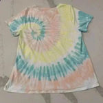 Disney  Mickey Mouse Pastel Tie Dye Women’s Size 14/16 Short Sleeve T Shirt Photo 3