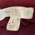 Love, Fire Women's Love Fire Maroon Skirt Size Large Photo 1