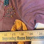 Rising International Hippie Boho Hippie Butterflies Embroidered Reversible Zip Size M Photo 11