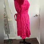 Maeve  Christine Belted Red Dress 6 holiday party special occasion Christmas‎ Photo 5