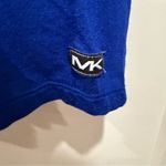 Michael Kors Women's Long Sleeve V-neck Blue Shirt Top Stretchy Size Large Photo 4