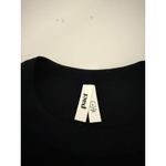 Pact  Black Organic Cotton Ribbed Long-sleeved Layering Thermal Shirt Tee L Photo 2