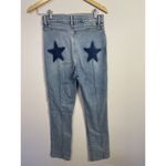 Revice Denim Revice Women Blue Jeans Star Back‎ Size 28 USA Made Hi Rise Distressed Photo 1