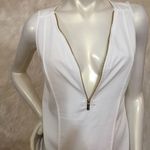 Calvin Klein  Gold Zipper V Neck Tank Photo 6