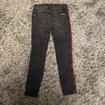 ZARA black jeans with red stripe Photo 1