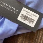 White Fox Boutique Can’t Resist Scarf Top Periwinkle Photo 2