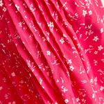 Torrid Pink Floral Pleated Chiffon Bodice Spaghetti Strap Swing Cami Top Size 3 Photo 6