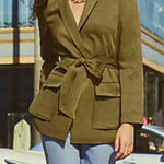 EXPRESS  | cargo belted blazer Photo 0