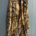 Chico's Leopard Print Sleeveless Casual Draped Open Front Cardigan Size M (1) 8 Photo 0