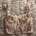 Victoria's Secret White Lace Floral Corset Bralette Photo 5