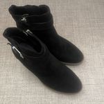 DR. SCHOLL’S Jacinda Ankle Booties Size 9 Black NEW Casual Comfort Fall Wedge Photo 3