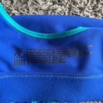 Victoria's Secret  Sport Green and Blue Razerback Sports Bra Size Large Photo 3