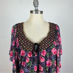 Anthropologie  Ric Rac Dolan Rose Floral Blouse Photo 2