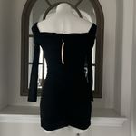 AQUA Rose Dress in Black & White Rose, Size XS NEW w/Tag Photo 3