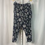 kim rogers  3X XXXL Linen Ocean Seashell Pull On Pants Vacation Casual Loose Photo 1