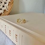 Heart Link Gold Ring Rhinestones Pave Inset Girly Girlhoodcore Feminine Classic Jewelry Photo 8