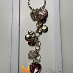 Disney  Heart Charm Keychain | Gift | Crystal Dangle | Barbiecore | Minnie | Pink Photo 0