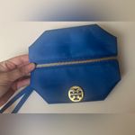 Tory Burch  Blue Makeup Cosmetics Bag Photo 1