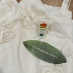 Farm Rio NWT  Off-White Sleeveless Euroflax™ Premium Linen Mini Dress Photo 4
