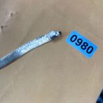 Vintage “Gold Shield “Wide herringbone flat bracelet. Gold Photo 7