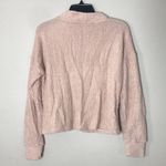 Philosophy  light baby pink button down cardigan sweater size small Photo 8