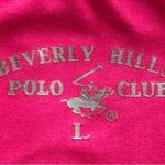 Beverly Hills Polo Club women’s athletic pink tank top with black mesh, size L Photo 6