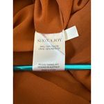 Shona joy  Sunset Floral Long Sleeve Ruched Mini Dress Size 4 Photo 9