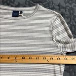 Kaari Blue  women’s size XS grey stripe long sleeve bell sleeve top new with tags Photo 3