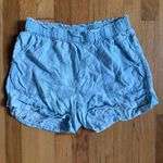 Aerie  Light Blue Crinkled Short Shorts Size Small Photo 0
