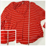 Free People  We the Free Can't Fool Me Striped Tee - Red - XS Photo 4