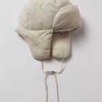 Urban Outfitters Puffer Trapper Hat NWT - White Photo 1