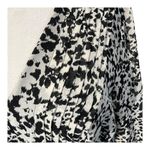 Steve Madden Black White Floral Rami Long Sleeve Mini Dress Size Medium NWT Photo 7