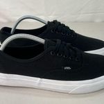 Vans Off the Wall Unisex Black Canvas Low Shoe Size 10.5 or 12 SKU#24648 Photo 0