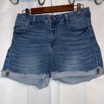 Judy Blue  Shorts XL Cuffed High Rise Mid Thighs Medium Wash JB150038 Stretch Photo 1
