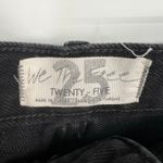 Free People We The Free Women’s Size 25 Black Denim Crop Distressed Jeans Raw Hem Hi-Rise Photo 8