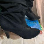 Gap Black Slouch Half Calf Boots Photo 9