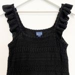 Crochet Mini Dress‎ Black Photo 3