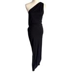 STAUD  Zenith Dress in Black Medium New Womens Midi Jersey Cocktail Photo 5