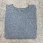 Carhartt Original Fit Long Sleeve Pocket T-Shirt Gray Size L Photo 0