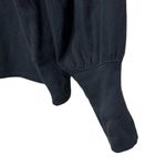 Madewell  Puff Sleeve Long Sleeve Sweater - Soft Black Size L Photo 5