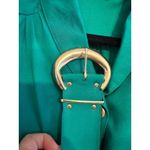 Vintage 90's Sandy Sandy green button‎ front dress 10 Photo 5