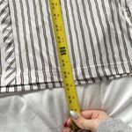 Sport Haley Womens Size XL Striped Sleeveless Golf Polo Tank Top White Preppy Photo 2