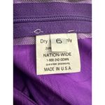 American Vintage 1980s Nation-Wide Purple Satin & White Tulle Gown Rose Appliqué Sleeves USA S Photo 12