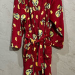 Warner Brothers Warner Bros Red Soft Fluffy Tweety Bird Robe size XL Photo 0