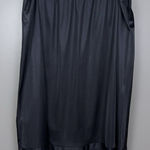 Vintage Velrose Half Slip Skirt Plus Size 5X Black 100% Nylon USA Made 31" Long Photo 0